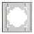 Рамка 1-местная, стекло, STEKKER, GFR00-7001-01М, серия Катрин, белый матовый 49594