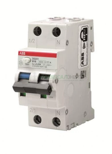 Выключатель автоматический дифференциального тока DS201 C10 AC30 10А 30мА ABB 2CSR255080R1104