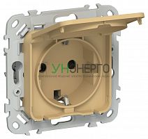 Розетка СП FLITE РСшкр11-1-44-ФлШм 16А IP44 с заземл. с защ. шторками и крышкой безвинтовое крепление механизм шамуа IEK FI-R16-16-1-44-K89 Розетка СП FLITE РСшкр11-1-44-ФлШм 16А IP44 с заземл. с защ. шторками и крышкой безвинтовое крепление механизм шамуа IEK FI-R16-16-1-44-K89