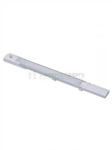 Светильник LED400х37 линейный, 2.5 Вт, акк.Li-Pol 900 mAh, датчик движ. и освещ, USB, TDM