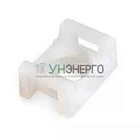 Площадка монтажная под винт ПМО 15х10 бел. (уп.100шт) Fortisflex 62451