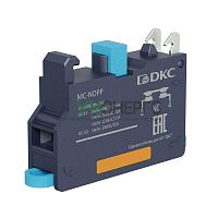 Блок контактный с клеммным безвинтовым зажимом нормально-открытый DKC MC-NOPP Блок контактный с клеммным безвинтовым зажимом нормально-открытый DKC MC-NOPP