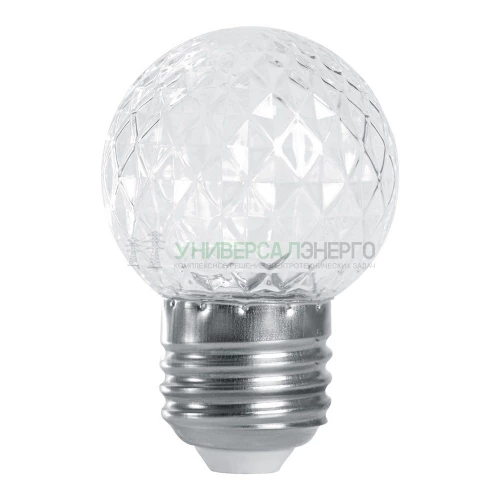Лампа-строб Feron LB-377 Шарик прозрачный E27 1W 2700K 38208 фото 3