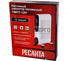 Радиатор масляный 2500Вт ОМПТ-12Н Ресанта 67/3/5 Радиатор масляный 2500Вт ОМПТ-12Н Ресанта 67/3/5