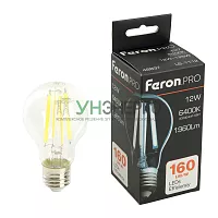 Лампа светодиодная Feron.PRO LB-1112 Шар E27 12W 175-265V 6400K 48897