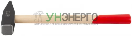Молоток кованый 800г деревянная ручка FIT 44208 фото 4