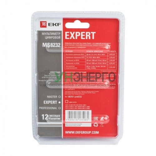 Мультиметр цифровой MS8232 Expert EKF In-180701-pm8232 фото 5
