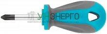 Отвертка CrV сталь прорезиненная ручка PH2х38мм MOS 53700М