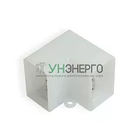 Коннектор L-образный Feron LD5058L прямой угол для соединения светодиодных светильников серии AL5058 51730