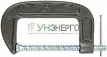 Струбцина тип "G" усиленная 100мм 4дюйм FIT 59244
