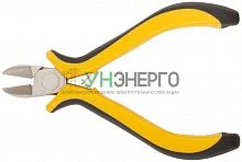 Бокорезы "мини" Профи никелированное покрытие черн./желт.мягкие ручки 115мм FIT 51631