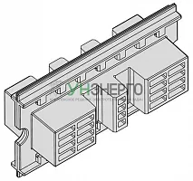 Держатель шины медной L=100мм (уп.24шт) ABB 1STQ007428A0000