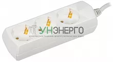 Удлинитель 3х7м с заземл. 10А IP20 У03 2P+PE 250В 3х1 GENERICA WYP10-10-03-07-Z-G