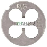 Плашка метрическая легированная сталь М6х1мм FIT 70823