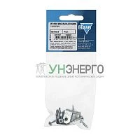 Угол мебельный 19х19х12 с шурупом цинк (уп.4шт) Tech-Krep/Zitar 110081