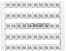 Маркировка горизонтальная DY5 (2) 1 пластина - 50шт (уп.500шт) Klemsan 505002