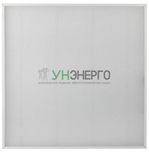 Светильник светодиодный SPO-910-2-65K-032 32Вт 6500К IP40/IP20 3360лм 595х595х40 ДВО рассеив. микропризма с проводом панель Эра Б0046474