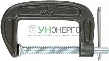 Струбцина тип "G" усиленная 75мм 3дюйм FIT 59243