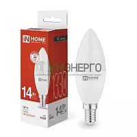 Лампа светодиодная LED-СВЕЧА-VC 14Вт E14 4000К 1330лм IN HOME 4690612047768