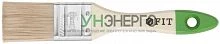 Кисть флейцевая "Микс" смешанная натуральная и искусственная щетина деревянная ручка 1. 5дюйм (35мм) FIT 01194 Кисть флейцевая "Микс" смешанная натуральная и искусственная щетина деревянная ручка 1. 5дюйм (35мм) FIT 01194