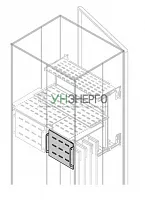 Перегородка верт. задняя H=200мм W=400мм ABB 1STQ008765A0000