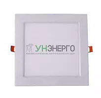 Светильник светодиодный PPL-S WH 12Вт 4000К IP40 170мм ДВО встраив. ультратонкий квадрат JazzWay 5008342A Светильник светодиодный PPL-S WH 12Вт 4000К IP40 170мм ДВО встраив. ультратонкий квадрат JazzWay 5008342A