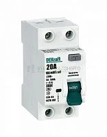 Выключатель дифференциального тока (УЗО) 2п 20А 100мА тип A 6кА УЗО-03 DEKraft 14270DEK