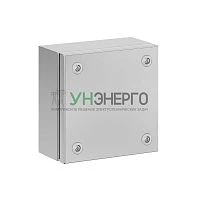 Корпус клеммный SDI из нержавеющей стали AISI304 150х150х80мм DKC R5SDI118-304 Корпус клеммный SDI из нержавеющей стали AISI304 150х150х80мм DKC R5SDI118-304