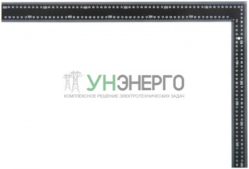Угольник столярный 400х600мм цельнометал. крашеная шкала КУРС 19620