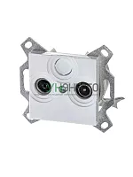 Розетка телевизионная оконечная TV/R Levit бел. ABB 2CHH083503A6003