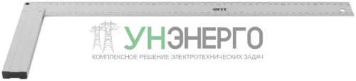 Угольник столярный литой профи 500мм алюм. FIT 19555 фото 4