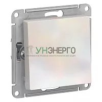 Выключатель 1-кл. СП AtlasDesign 10А IP20 (сх. 1) 10AX с самовозвратом механизм жемчуж. SE ATN000415