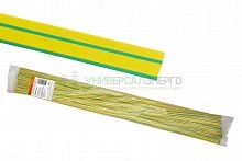 Термоусаживаемая трубка ТУТнг 14/7 желто-зеленая по 1м (50 м/упак) TDM