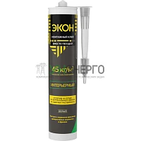 Клей монтажный ЭКОН интерьерный картридж 400г Момент C0043192 Клей монтажный ЭКОН интерьерный картридж 400г Момент C0043192