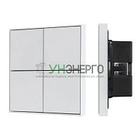 Панель кнопочная KNX-304-23-IN White (BUS Frame) (IP20 металл) INTELLIGENT ARLIGHT 038401