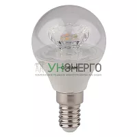 Лампа светодиодная LED STAR CLASSIC P 40 5.4W/830 5.4Вт шар прозрачная 3000К тепл. бел. E14 470лм 220-240В пластик. OSRAM 4052899971622