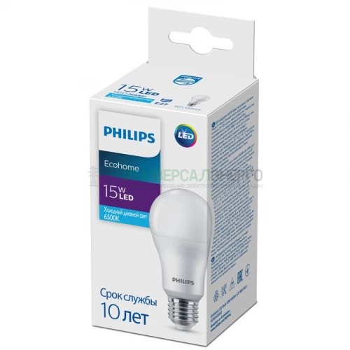 Лампа светодиодная Ecohome LED Bulb 15Вт 1450лм E27 865 RCA Philips 929002305317 фото 2