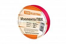 Изолента ПВХ 0.13*15мм Красная 20м TDM Изолента ПВХ 0.13*15мм Красная 20м TDM