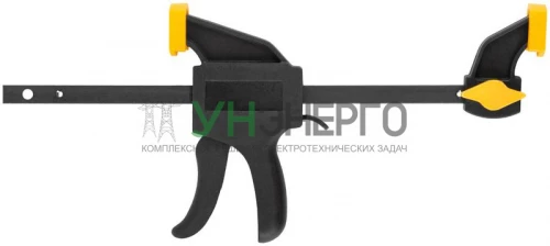 Струбцина нейлоновая пистолетная 100х185х30мм FIT 59280 фото 7