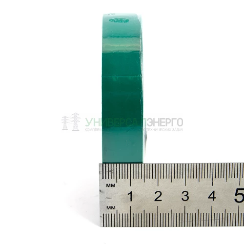 Изоляционная лента STEKKER INTP01315-20 0.13*15 мм. 20 м. зеленая 39903 фото 3