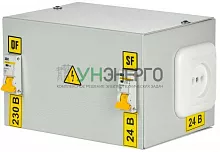 Ящик с понижающим трансформатором ЯТП 0.25 230/24В (2 авт. выкл.) IEK MTT12-024-0250