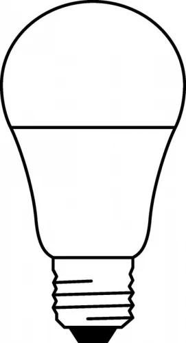 Лампа светодиодная LED Value LVCLA75 10SW/830 10Вт грушевидная матовая E27 230В 10х1 RU OSRAM 4058075578821 фото 2