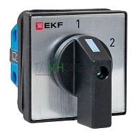 Переключатель кулачковый ПК-1-51 1п 10А "1-2" IP65 EKF pk-1-51-10-65 Переключатель кулачковый ПК-1-51 1п 10А "1-2" IP65 EKF pk-1-51-10-65