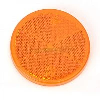 Светоотражатель круглый 61 мм (оранжевый самоклеющийся) WAS 844