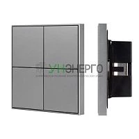 Панель кнопочная KNX-304-23-IN Grey (BUS Frame) (IP20 металл) INTELLIGENT ARLIGHT 038402