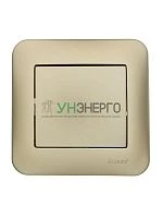 Выключатель 1-кл. 1п СП ASTI 10А IP20 в сборе золото. LEZARD 7081-3636-100