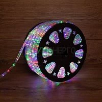Шнур светодиодный Дюралайт чейзинг 3Вт 24LED/м мультиколор RYGB (уп.100м) Neon-Night 121-329-4 Шнур светодиодный Дюралайт чейзинг 3Вт 24LED/м мультиколор RYGB (уп.100м) Neon-Night 121-329-4