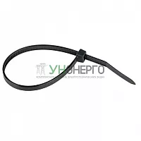 Хомут кабельный 4.8х200 нейл. черн. (уп.100шт) EKF plc-cb-4.8x200