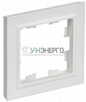Рамка 1-м BRITE РУ-1-БрАБ арктич. бел. IEK BR-M12-K91 Рамка 1-м BRITE РУ-1-БрАБ арктич. бел. IEK BR-M12-K91