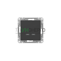 Розетка 2-м СП Эпика USB-C механизм черн. EKF UP1-SOB-2USBC Розетка 2-м СП Эпика USB-C механизм черн. EKF UP1-SOB-2USBC